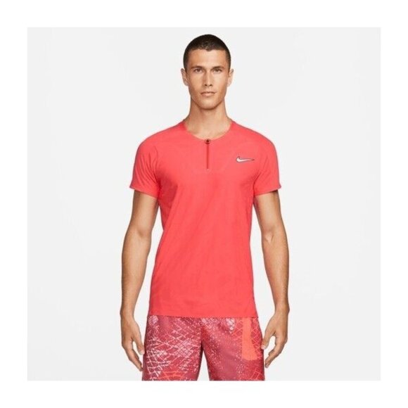 Nike Court DX5523-850 Dri-FIT ADV Slam Polo Ember Glow ( L )